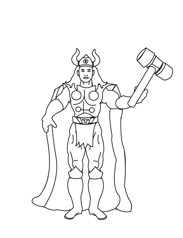 Dibujo gratuito Mitología Nórdica #110706 de la coleccion Religión y Mitología para imprimir