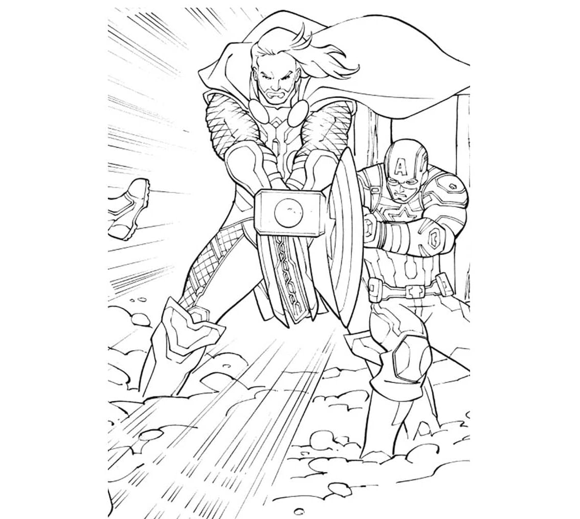 Dibujo gratuito Thor #172513 de la coleccion Religión y Mitología para imprimir