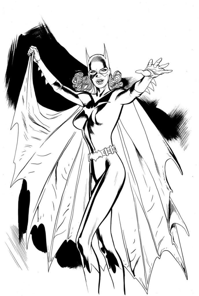 Dibujo gratuito Batichica #205817 de la coleccion Superhéroes y Supervillanos para imprimir