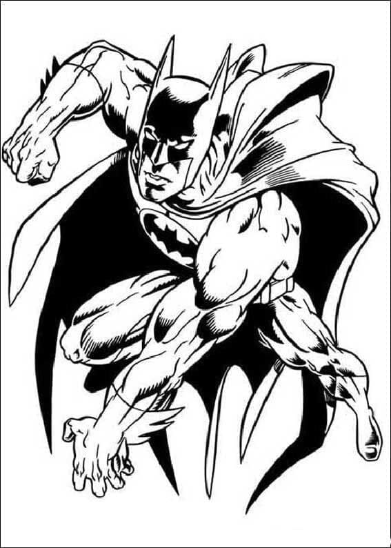 Dibujo gratuito Batman #179944 de la coleccion Superhéroes y Supervillanos para imprimir