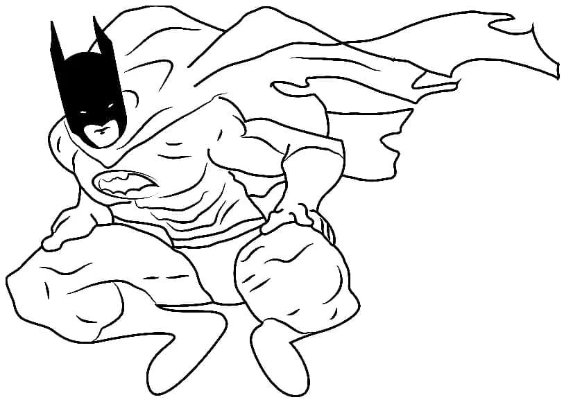 Dibujo gratuito Batman #179947 de la coleccion Superhéroes y Supervillanos para imprimir