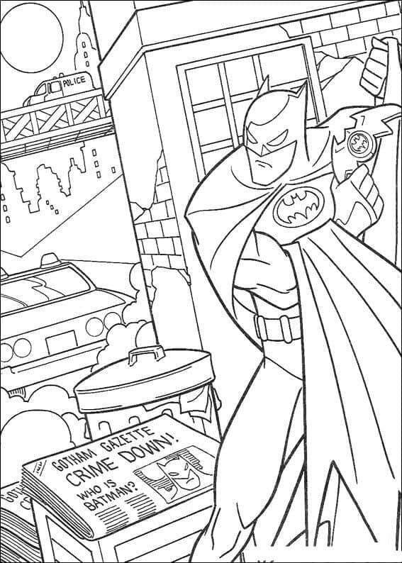 Dibujo gratuito Batman #179959 de la coleccion Superhéroes y Supervillanos para imprimir
