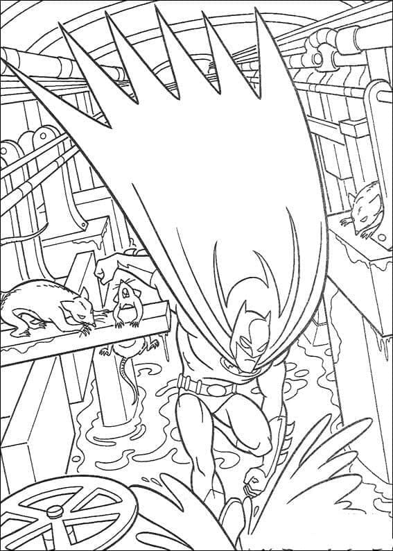 Dibujo gratuito Batman #179961 de la coleccion Superhéroes y Supervillanos para imprimir
