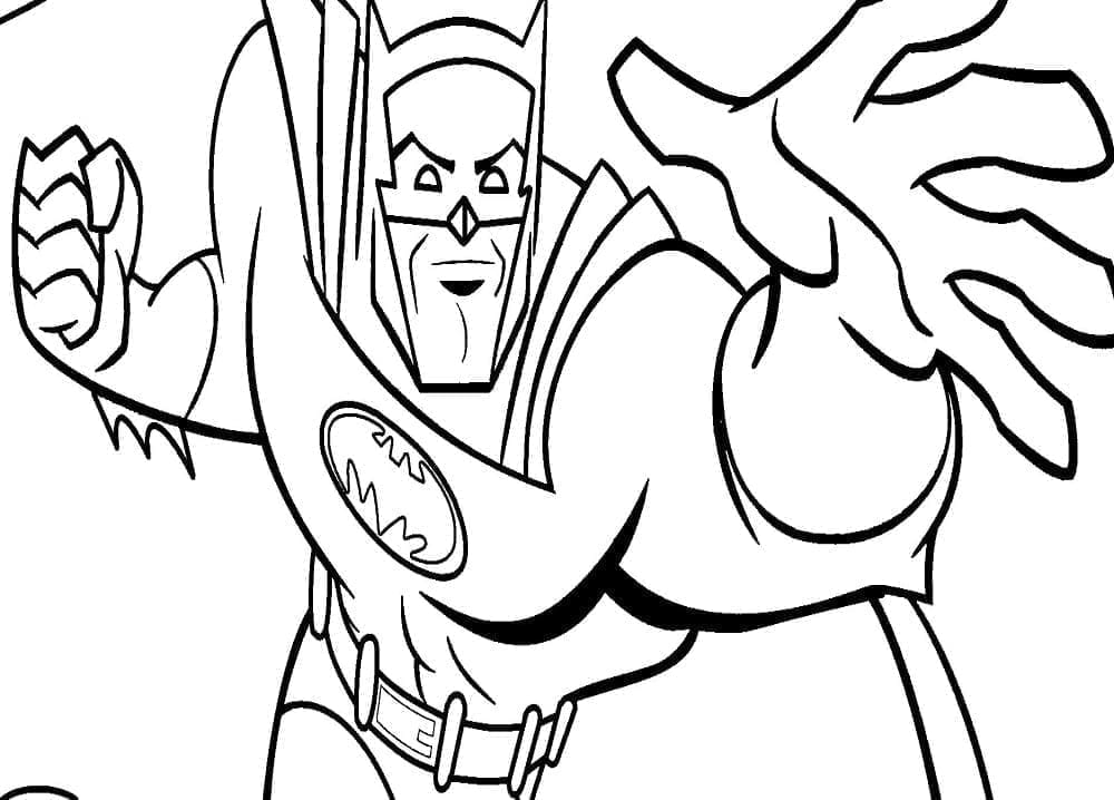 Dibujo gratuito Batman #215803 de la coleccion Superhéroes y Supervillanos para imprimir