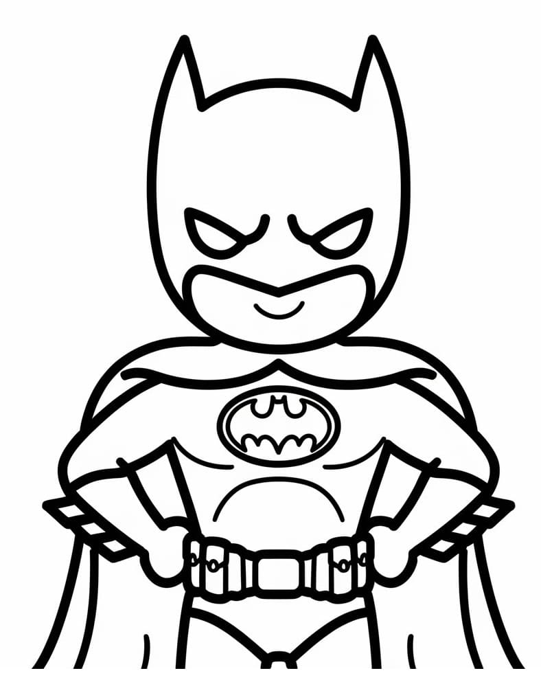 Dibujo gratuito Batman #215815 de la coleccion Superhéroes y Supervillanos para imprimir