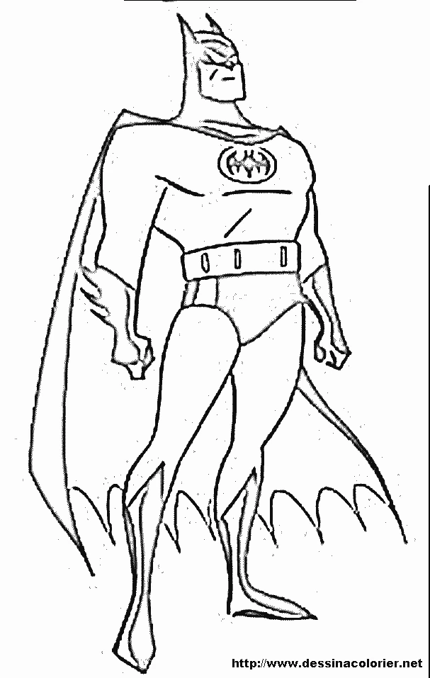 Dibujo gratuito Batman #76826 de la coleccion Superhéroes y Supervillanos para imprimir