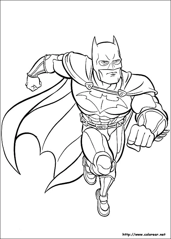 Dibujo gratuito Batman #76863 de la coleccion Superhéroes y Supervillanos para imprimir