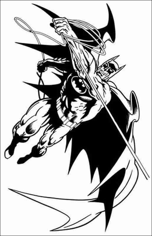 Dibujo gratuito Batman #76936 de la coleccion Superhéroes y Supervillanos para imprimir