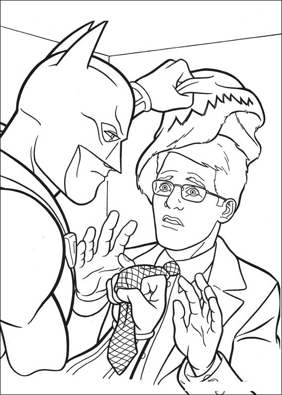 Dibujo gratuito Batman #76973 de la coleccion Superhéroes y Supervillanos para imprimir