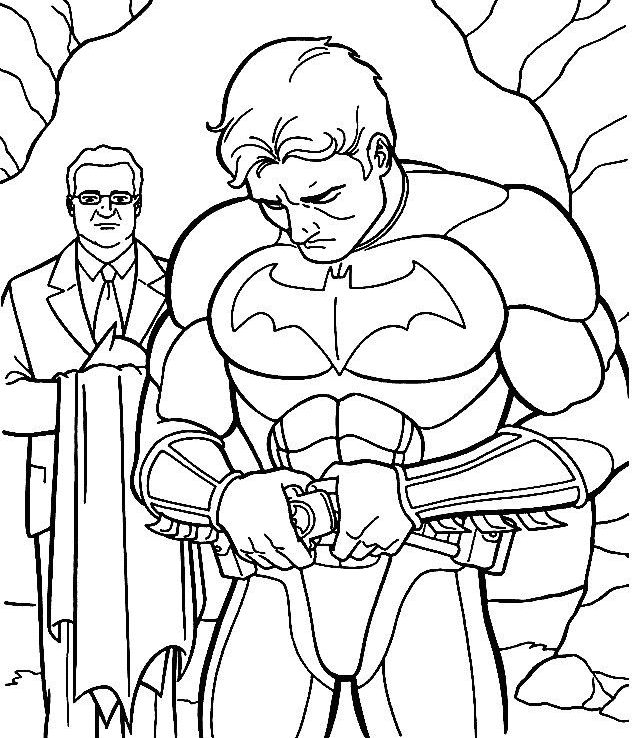 Dibujo gratuito Batman #76983 de la coleccion Superhéroes y Supervillanos para imprimir