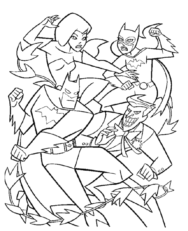 Dibujo gratuito Batman #77110 de la coleccion Superhéroes y Supervillanos para imprimir