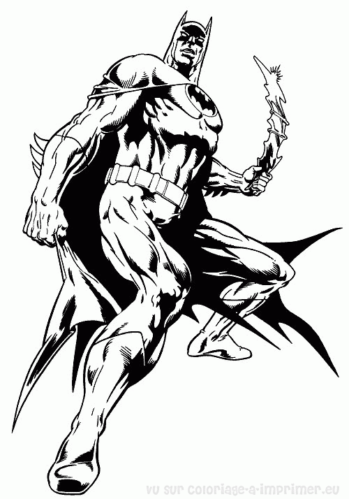 Dibujo gratuito Batman #77115 de la coleccion Superhéroes y Supervillanos para imprimir