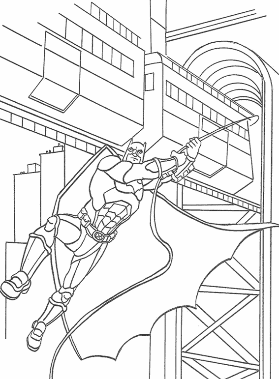 Dibujo gratuito Batman #77132 de la coleccion Superhéroes y Supervillanos para imprimir