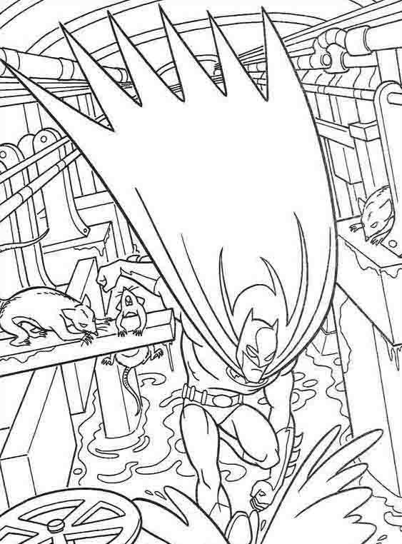 Dibujo gratuito Batman #77139 de la coleccion Superhéroes y Supervillanos para imprimir