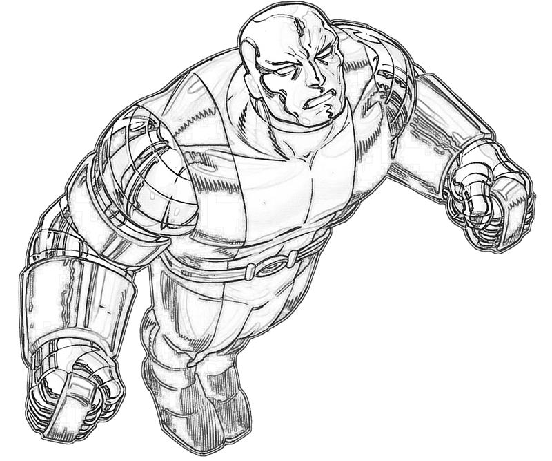 Dibujo gratuito Colossus #82919 de la coleccion Superhéroes y Supervillanos para imprimir