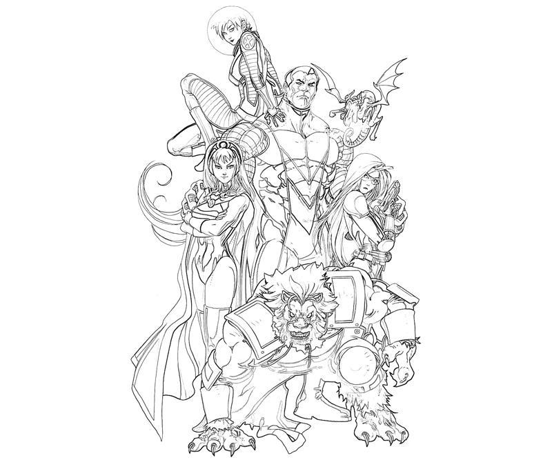 Dibujo para colorear: Colossus (Superhéroes y Supervillanos) #82934 - Dibujos para Colorear e Imprimir Gratis