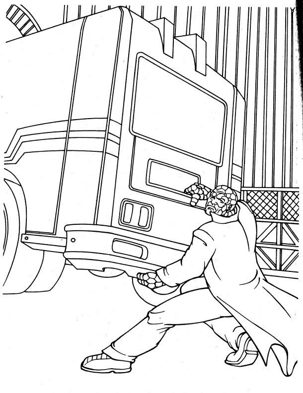 Dibujo gratuito Cuatro Fantásticos #76386 de la coleccion Superhéroes y Supervillanos para imprimir