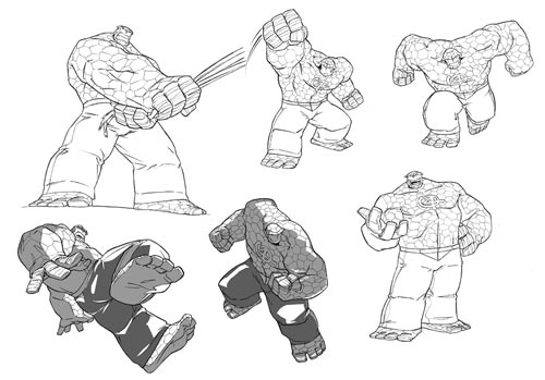 Dibujo gratuito Cuatro Fantásticos #76493 de la coleccion Superhéroes y Supervillanos para imprimir