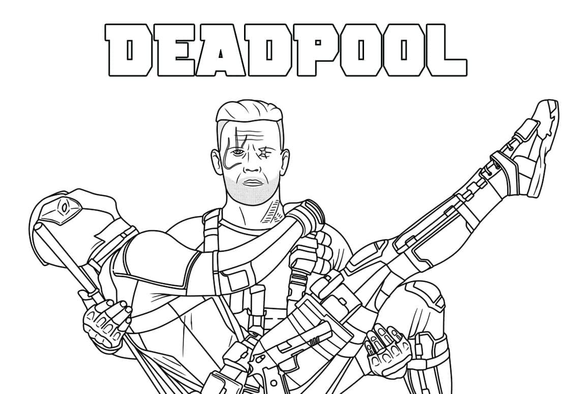 Dibujo gratuito Deadpool #197716 de la coleccion Superhéroes y Supervillanos para imprimir