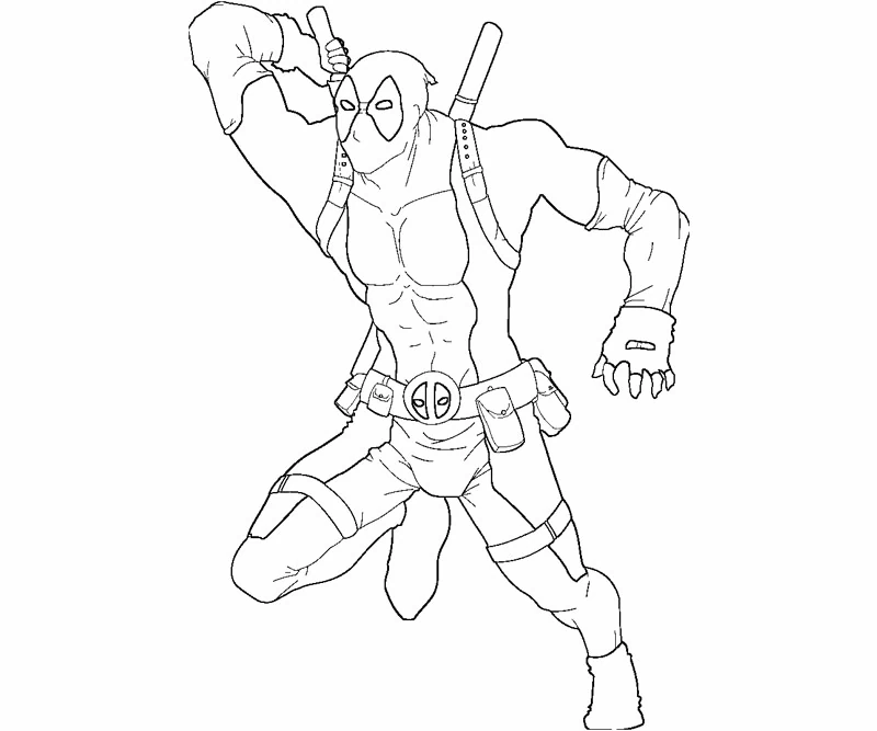 Dibujo gratuito Deadpool #82829 de la coleccion Superhéroes y Supervillanos para imprimir Dibujo gratuito Deadpool #82829 de la coleccion Superhéroes y Supervillanos para imprimir