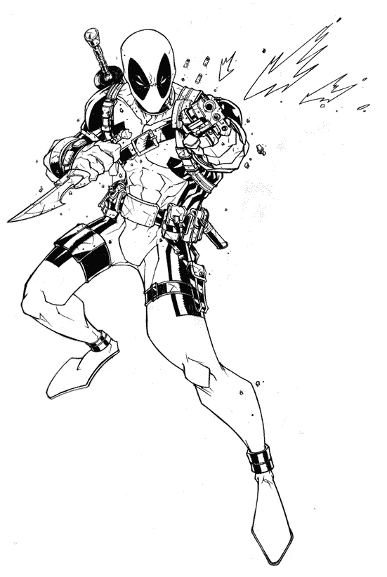 Dibujo gratuito Deadpool #82861 de la coleccion Superhéroes y Supervillanos para imprimir Dibujo gratuito Deadpool #82861 de la coleccion Superhéroes y Supervillanos para imprimir