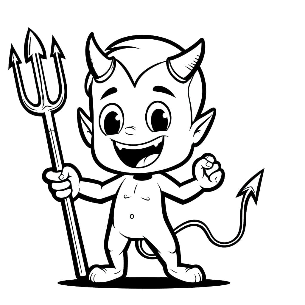 Dibujo gratuito Diablo #204153 de la coleccion Superhéroes y Supervillanos para imprimir