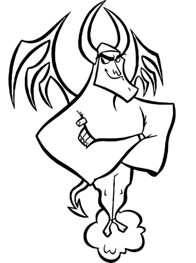 Dibujo gratuito Diablo #204154 de la coleccion Superhéroes y Supervillanos para imprimir