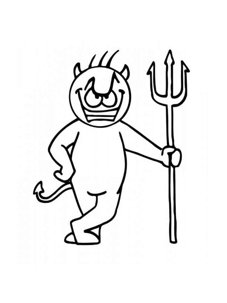 Dibujo gratuito Diablo #204159 de la coleccion Superhéroes y Supervillanos para imprimir