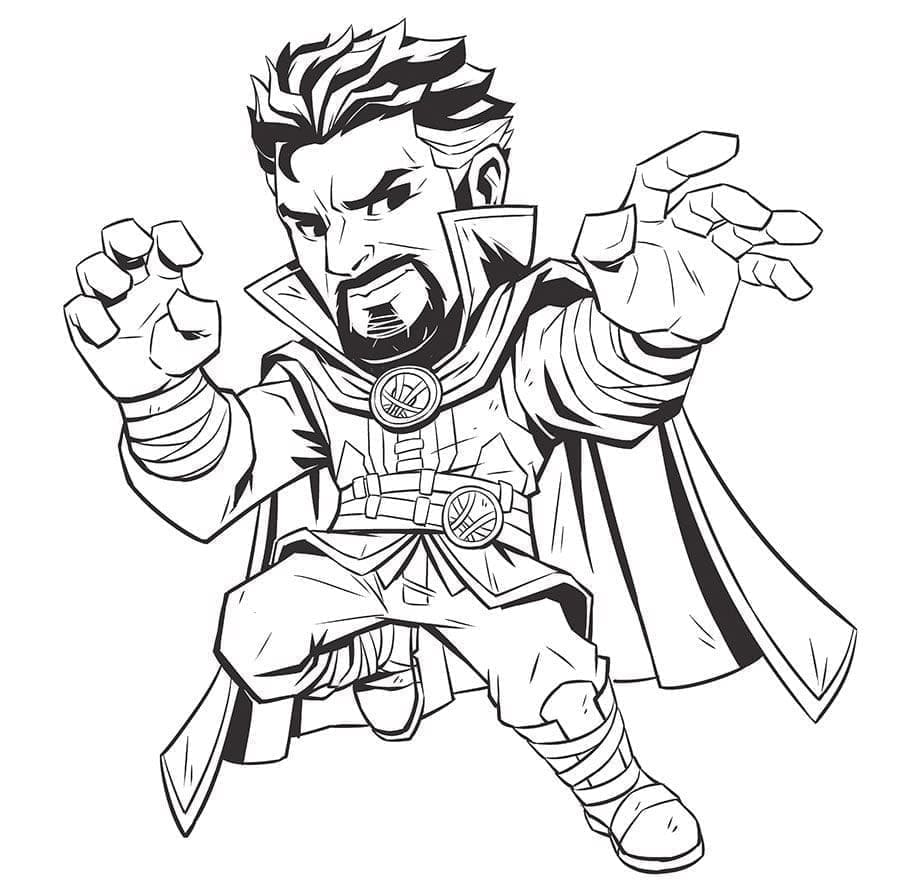 Dibujo gratuito Doctor Strange #211439 de la coleccion Superhéroes y Supervillanos para imprimir