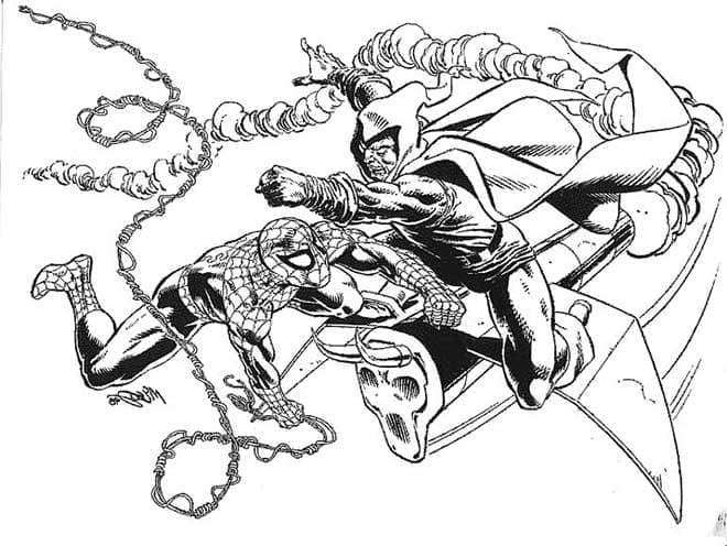 Dibujo para colorear: Duende Verde (Superhéroes y Supervillanos) #214066 - Dibujos para Colorear e Imprimir Gratis