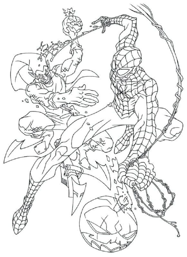 Dibujo gratuito Duende Verde #214067 de la coleccion Superhéroes y Supervillanos para imprimir