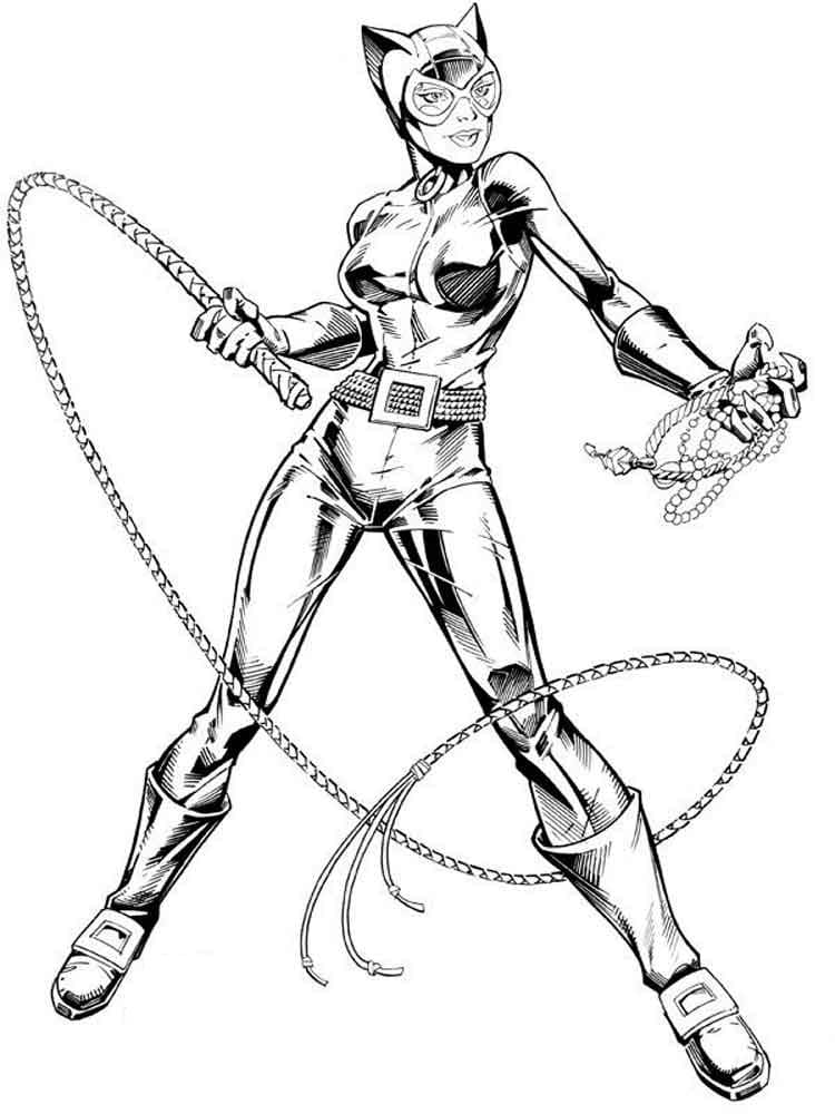 Dibujo gratuito Gatúbela #205857 de la coleccion Superhéroes y Supervillanos para imprimir