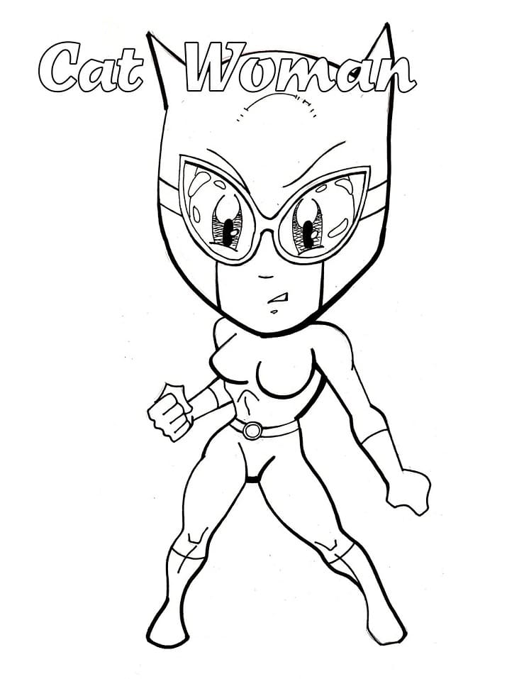 Dibujo gratuito Gatúbela #205863 de la coleccion Superhéroes y Supervillanos para imprimir
