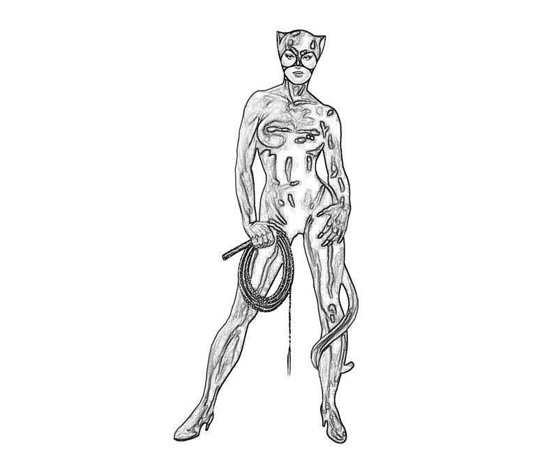 Dibujo para colorear: Gatúbela (Superhéroes y Supervillanos) #78077 - Dibujos para Colorear e Imprimir Gratis