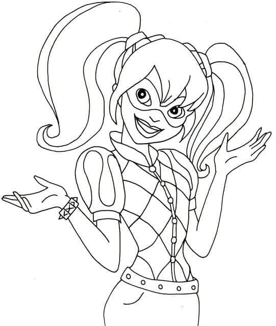 Dibujo gratuito Harley Quinn #195989 de la coleccion Superhéroes y Supervillanos para imprimir Dibujo gratuito Harley Quinn #195989 de la coleccion Superhéroes y Supervillanos para imprimir