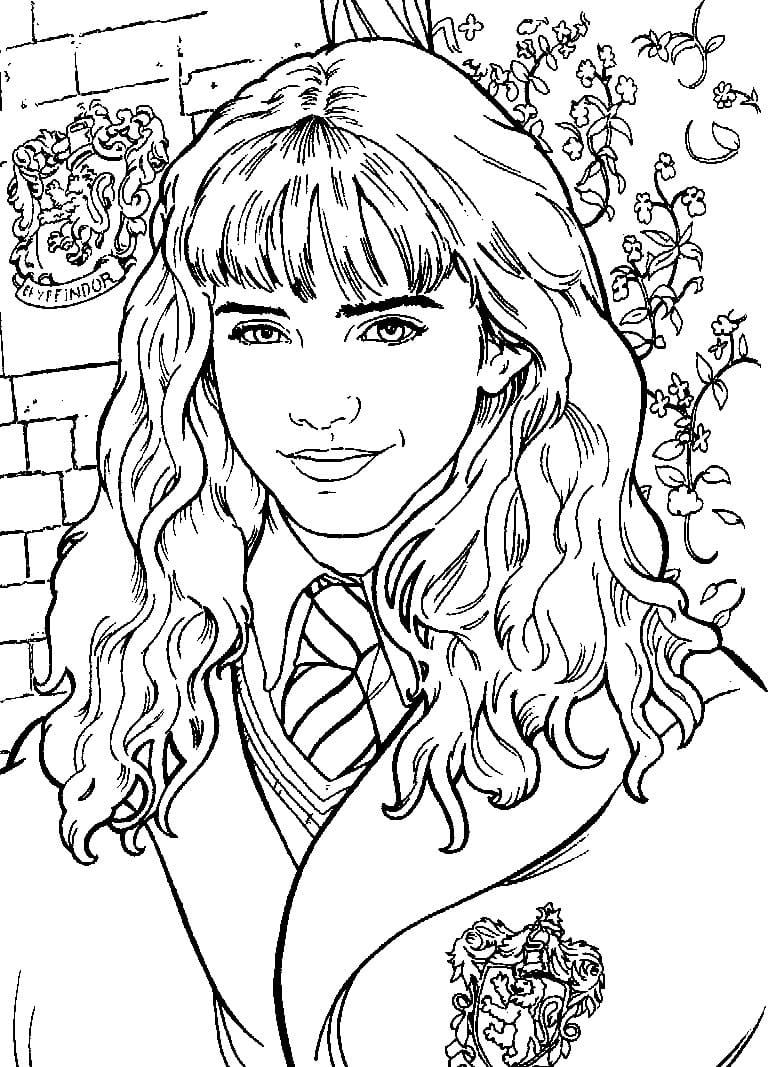 Dibujo gratuito Hermione Granger #188731 de la coleccion Superhéroes y Supervillanos para imprimir