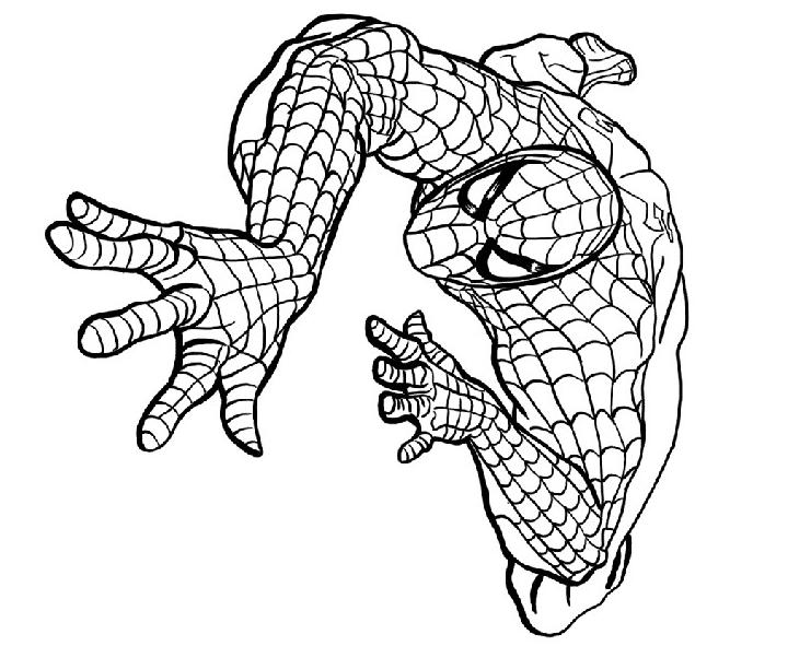 Dibujo para colorear: Hombre Araña (Superhéroes y Supervillanos) #78701 - Dibujos para Colorear e Imprimir Gratis