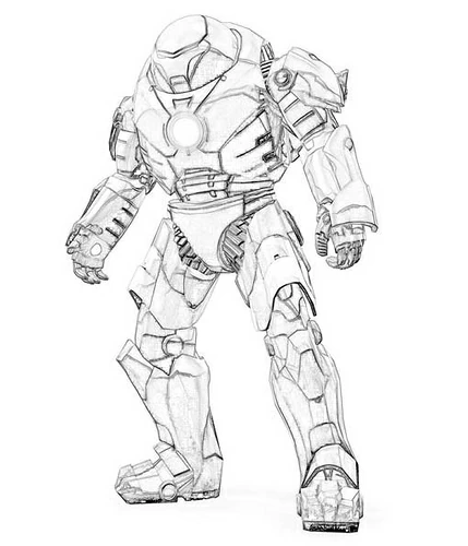 Dibujo para colorear: Hombre de Hierro (Superhéroes y Supervillanos) #80531 - Dibujos para Colorear e Imprimir Gratis