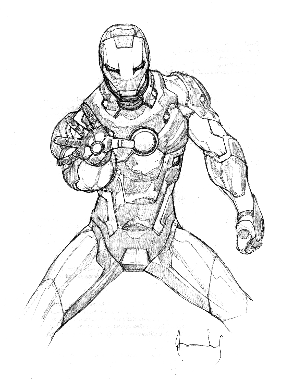 Dibujo para colorear: Hombre de Hierro (Superhéroes y Supervillanos) #80535 - Dibujos para Colorear e Imprimir Gratis