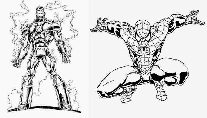 Dibujo para colorear: Hombre de Hierro (Superhéroes y Supervillanos) #80598 - Dibujos para Colorear e Imprimir Gratis