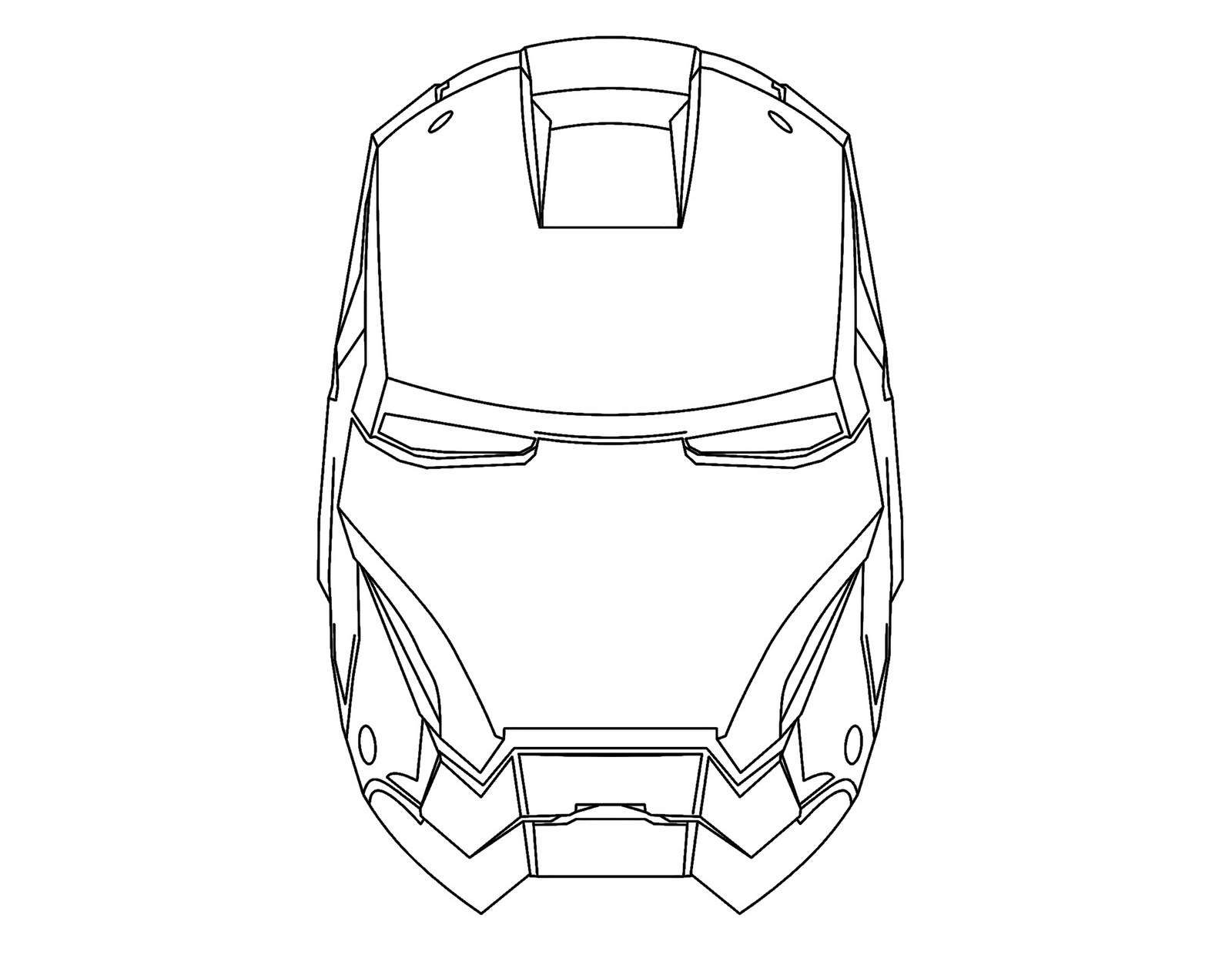 Dibujo para colorear: Hombre de Hierro (Superhéroes y Supervillanos) #80720 - Dibujos para Colorear e Imprimir Gratis