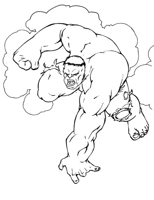 Dibujo gratuito Hulk #177328 de la coleccion Superhéroes y Supervillanos para imprimir