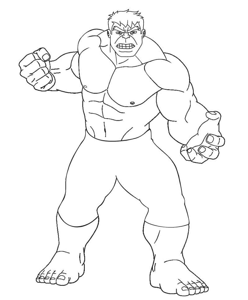 Dibujo gratuito Hulk #177336 de la coleccion Superhéroes y Supervillanos para imprimir Dibujo gratuito Hulk #177336 de la coleccion Superhéroes y Supervillanos para imprimir