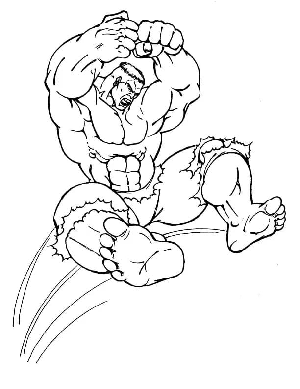 Dibujo gratuito Hulk #218108 de la coleccion Superhéroes y Supervillanos para imprimir
