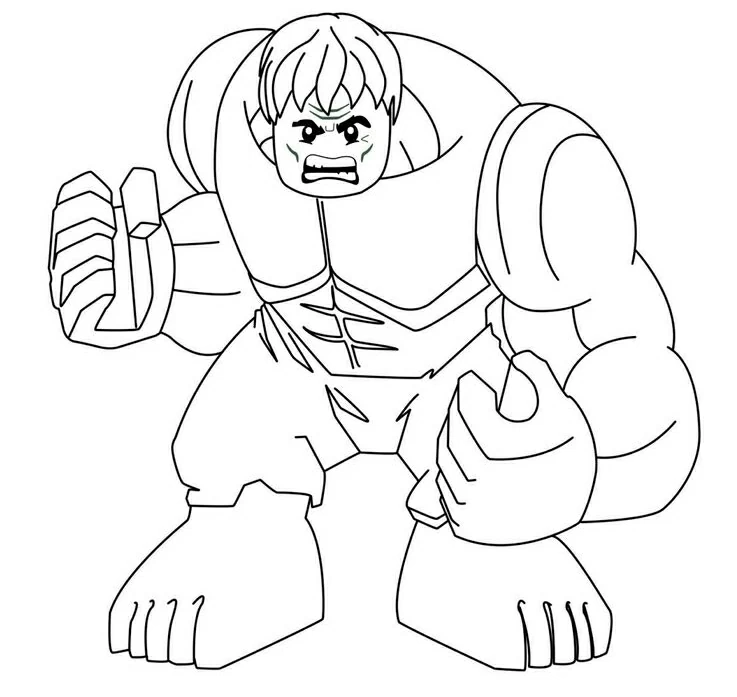 Dibujo para colorear: Hulk (Superhéroes y Supervillanos) #79051 - Dibujos para Colorear e Imprimir Gratis