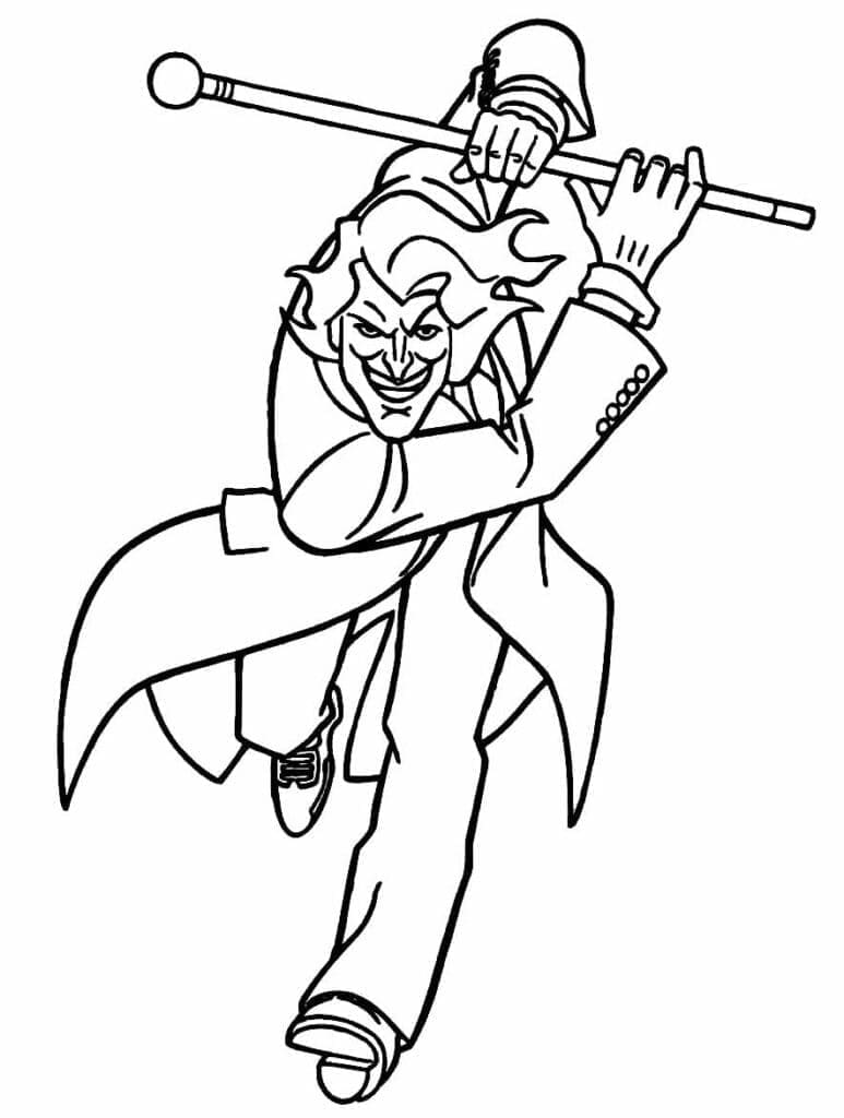 Dibujo gratuito Joker #202162 de la coleccion Superhéroes y Supervillanos para imprimir