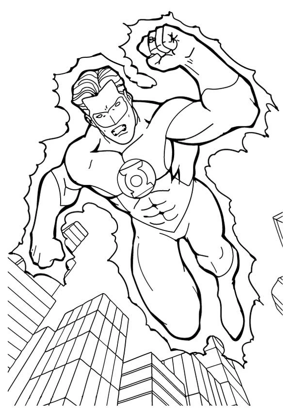 Dibujo gratuito Linterna Verde #81302 de la coleccion Superhéroes y Supervillanos para imprimir Dibujo gratuito Linterna Verde #81302 de la coleccion Superhéroes y Supervillanos para imprimir