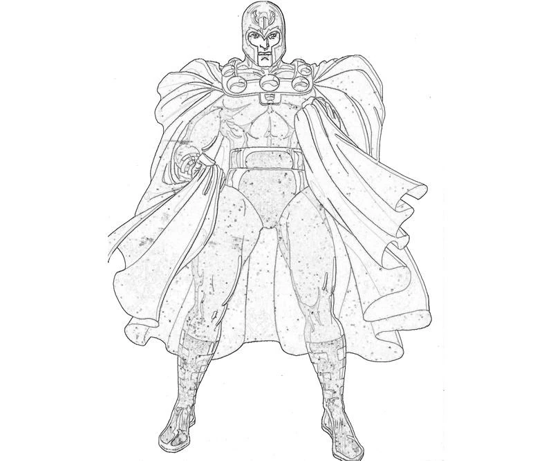 Dibujo gratuito Magneto #80872 de la coleccion Superhéroes y Supervillanos para imprimir