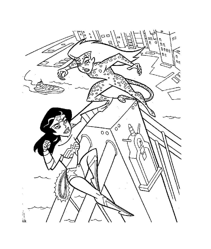 Dibujo gratuito Mujer Maravilla #196961 de la coleccion Superhéroes y Supervillanos para imprimir