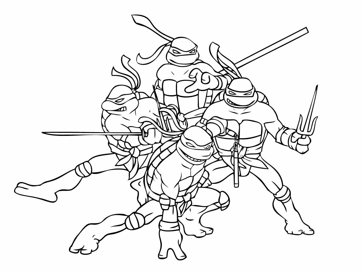 Dibujo gratuito Ninja Turtles #75364 de la coleccion Superhéroes y Supervillanos para imprimir Dibujo gratuito Ninja Turtles #75364 de la coleccion Superhéroes y Supervillanos para imprimir